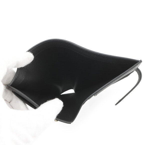 HERMES BEAN Compact Epsom Black - Picture 8 of 9